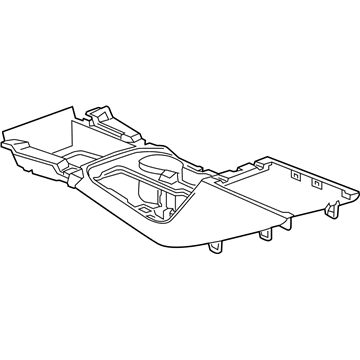 GM 84509814 Panel Assembly, F/Flr Cnsl Upr *Black