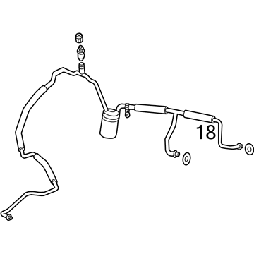 Cadillac 22834143 Evaporator Tube