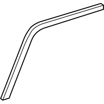 GM 15113129 Weatherstrip Assembly, Front & Rear Side Door Upper Auxiliary