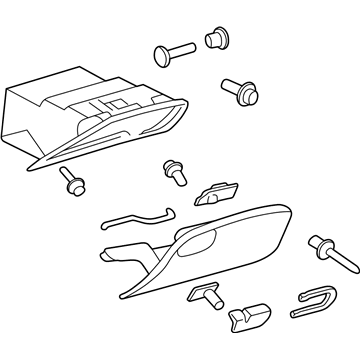 Oldsmobile 22618740 Glove Box Assembly