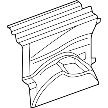 GM 25881299 Panel Assembly, Body Side Rear Trim *Neutral Medium