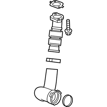 GM 23445696 Tube Assembly, Charging Air Cooler Inlet Air