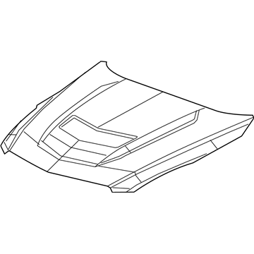 Cadillac 84019809 Hood