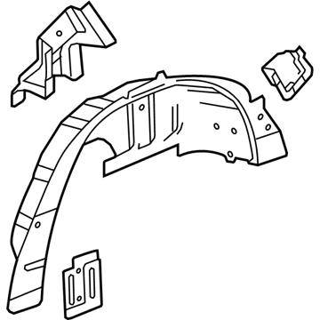 Cadillac 22807103 Inner Wheelhouse