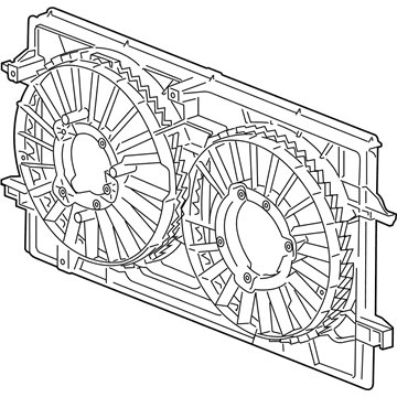 Pontiac 20757667 Fan Shroud