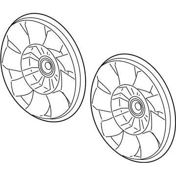 2009 Chevy Malibu Radiator fan - 20757670