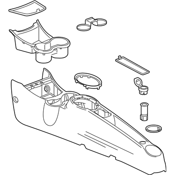 Chevy 95249567 Center Console