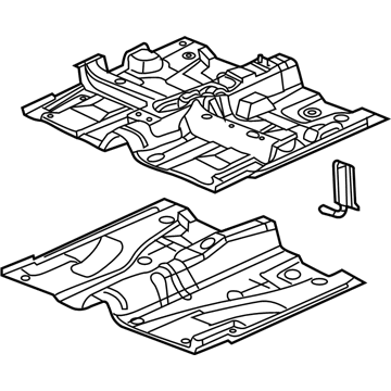 Saturn 15922880 Floor Pan Assembly