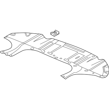 GM 23405565 Deflector Assembly, Underbody Front Air