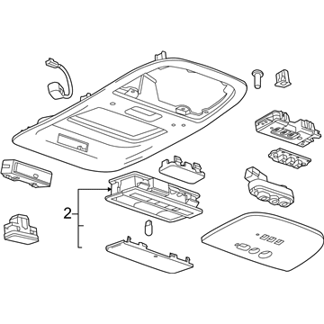 Chevy 22833104 Overhead Console