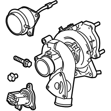 Cadillac 12637545 Turbocharger