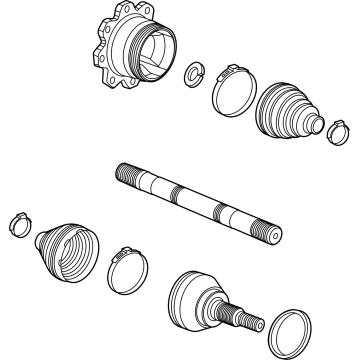 Chevy 87823585 Axle Assembly