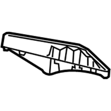 GM 23457632 Scoop Assembly, Quarter Panel Air *Berlin Blue