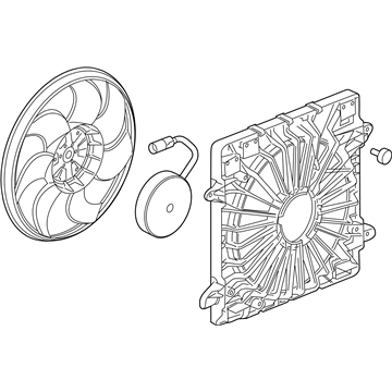 Chevy 85151154 Fan Module