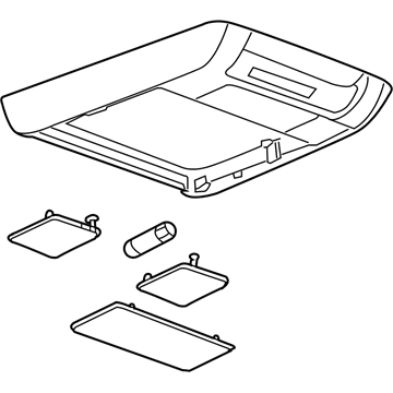 GMC 25853059 Roof Console