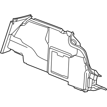 GM 84156971 Trim Assembly, Rear Compartment Side *Black Diamon