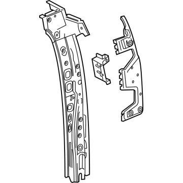 GMC 84471794 Inner Lock Pillar