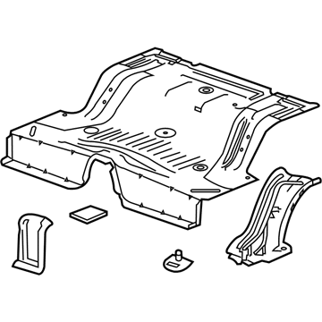 GM 22818754 Panel Assembly, Rear Floor