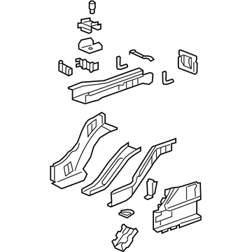 Chevy 22792986 Rear Rail Assembly