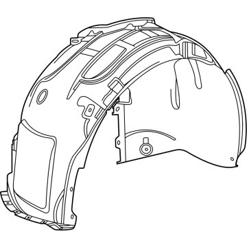 GM 84694868 Liner Assembly, Front W/H