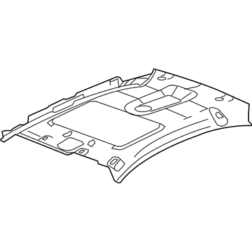 GM 25813907 Panel Assembly, Headlining Trim *Titanium