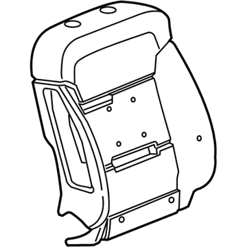 GM 84381550 Pad Assembly, F/Seat Bk