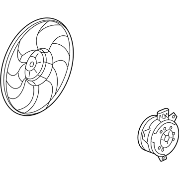 Cadillac 22747157 Fan & Motor