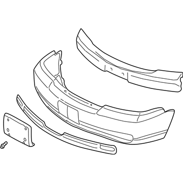 Cadillac 19245376 Bumper Cover