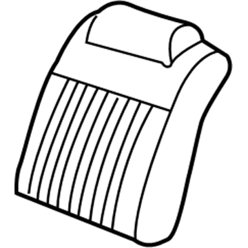 GM 88899659 COVER, Rear Seat Back