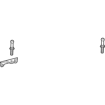 Cadillac 12647966 Engine Cover Rear Bracket