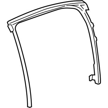 GM 22971756 Weatherstrip Assembly, Rear Side Door Window