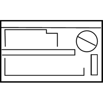 Chevy 15116388 Caution Label