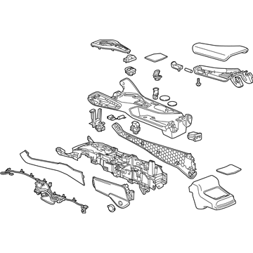 2021 Chevy Camaro Center Console Base - 84813779