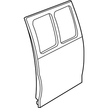 GM 12477662 Door Assembly,Rear Side Ya2(, A19/A13) <Use 1C5J 2200A>