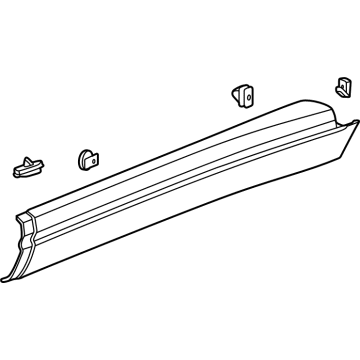 Cadillac 84829205 Rear Rocker Molding