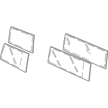 GM 25739036 Window Assembly, Body Side Rear