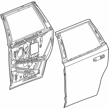 Cadillac 86791895 Door Shell