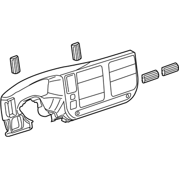 GMC 23322270 Cluster Panel