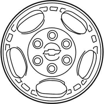 GMC 9594493 Wheel