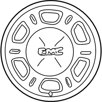 GMC 9593885 Wheel