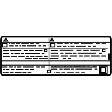 Chevy 19354745 Emission Label