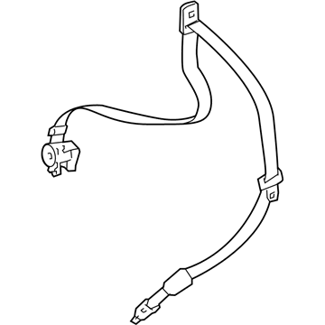 Buick 19177475 Lap & Shoulder Belt