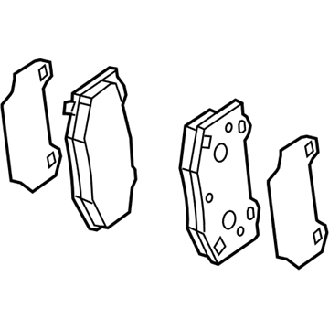 Cadillac 84732503 Brake Pads