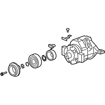 Chevy Silverado 1500 Classic A/C Compressor - 37183465