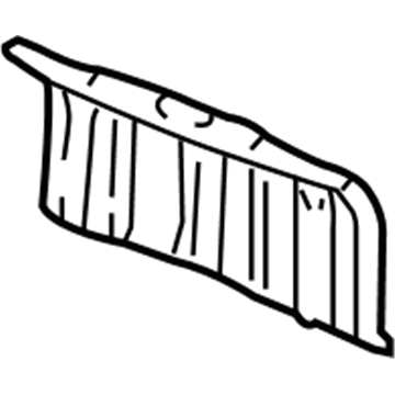 Pontiac 15837960 Rear Sill Plate