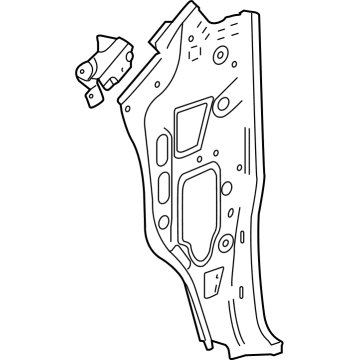 GMC 84537163 Inner Hinge Pillar