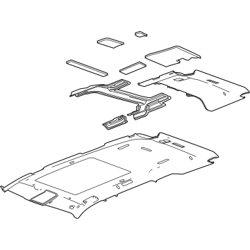 Cadillac 84870061 Headliner