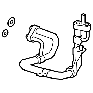 Chevy 23390121 Rear Suction Hose