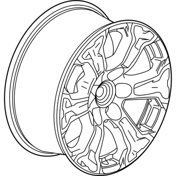 GMC 84738122 Wheel, Alloy