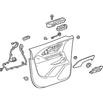 GM 84981513 Trim Assembly, Front S/D *Artemis